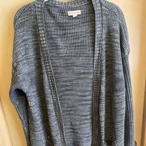 Long grey cardigan